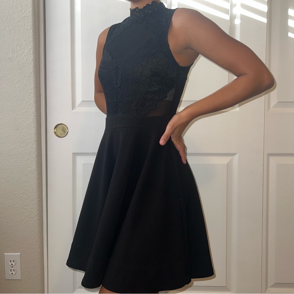 Windsor Mock-Neck Sleeveless Dress